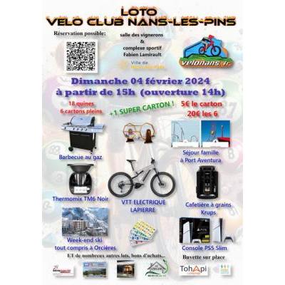 Photo du Loto du Vélo Club Nans-les-Pins édition 2024 à Nans-les-Pins