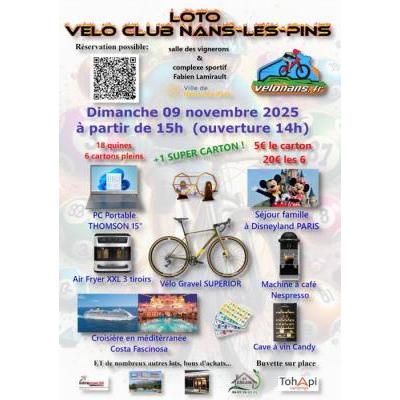 Photo du Loto du Veloclub de Nans les Pins à Nans-les-Pins