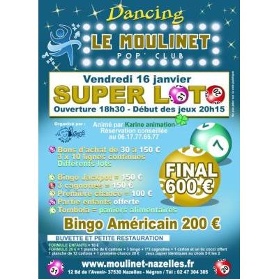 Photo du Super loto du Moulinet à Nazelles-Négron