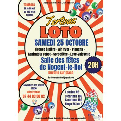 Photo du 2e grand loto du Tertous à Nogent-le-Roi