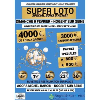 Photo du Super Loto Bons d’Achats à Nogent-sur-Seine