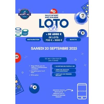 Photo du 2 LOTOS A SUIVRE animé par Jean Paul 700€ et 1000€ à Nort-sur-Erdre