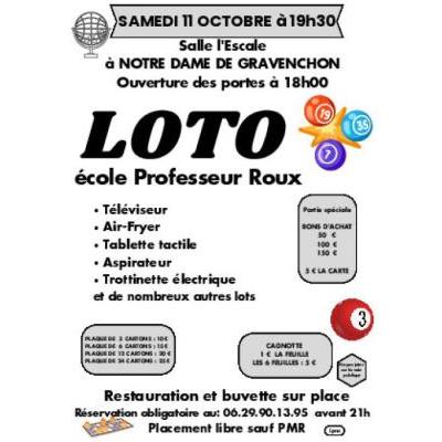 Photo du Grand loto de l'école Professeur Roux à Notre-Dame-de-Gravenchon