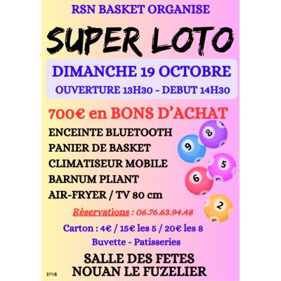 Photo du SUPER LOTO - RSN BASKET à Nouan-le-Fuzelier