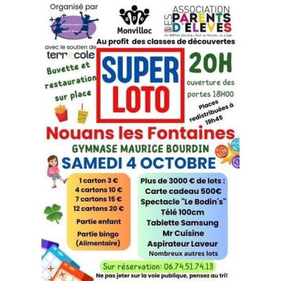 Photo du Super loto à Nouans-les-Fontaines