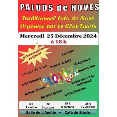 Photo du Traditionnel loto organisé par le Club Taurin des Paluds à Noves