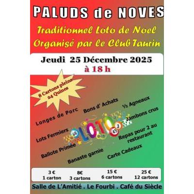 Photo du Traditionnel loto organis&eacute; par le Club Taurin des Paluds à Noves