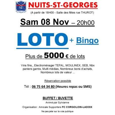 Photo du Super LOTO du Football Club des 2 Côtes à Nuits-Saint-Georges