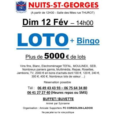 Photo du Grand Loto organisé par l'AS - FC Corgoloin-Ladoix à Nuits-Saint-Georges