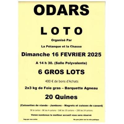 Photo du Loto de la chasse et petanque à Odars