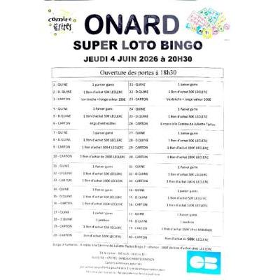 Photo du SUPER LOTO BINGO à Onard
