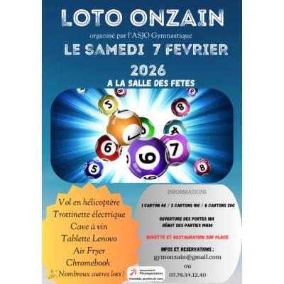 Photo du LOTO de l'ASJO GYMNASTIQUE à Onzain