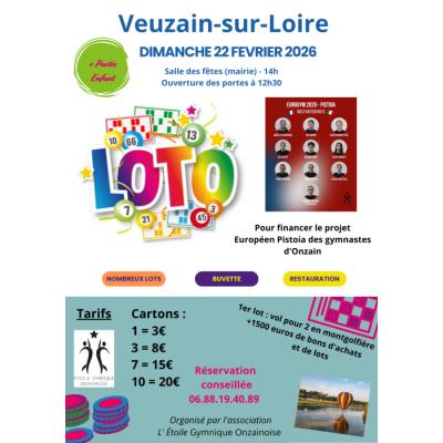 Photo du Loto Gymnastes Onzain - Pistoia à Onzain