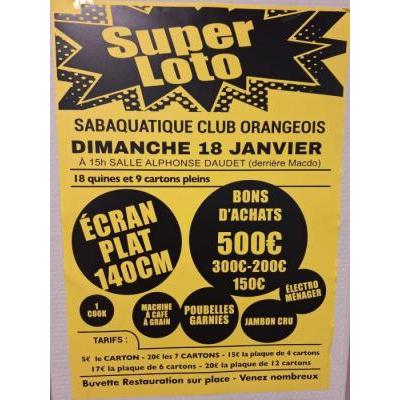 Photo du Super loto subaquatique club orangeois à Orange