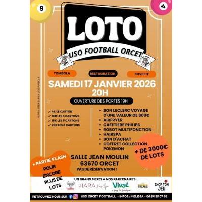 Photo du LOTO UNION SPORTIVE ORCETOISE FOOTBALL à Orcet