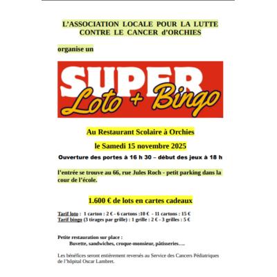Photo du Super loto + bingo à Orchies