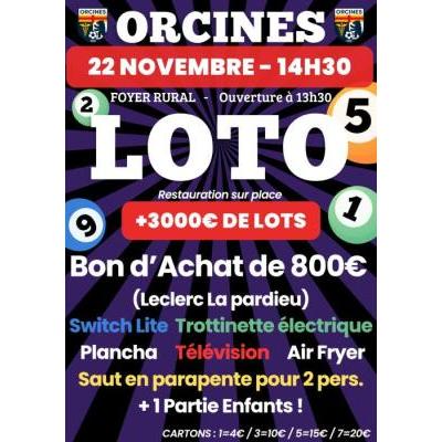 Photo du SUPER LOTO à Orcines