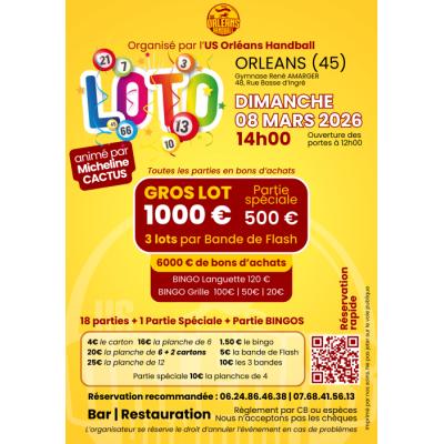 Photo du SUPER LOTO - US Orl&eacute;ans Handball à Orléans