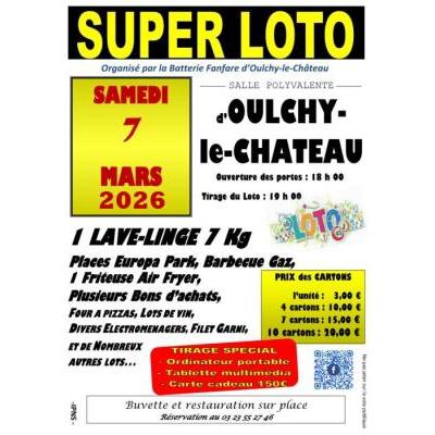 Photo du Loto de la Batterie-Fanfare à Oulchy-le-Château