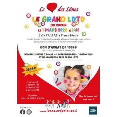 Photo du Grand loto du Coeur des Lones à Oullins