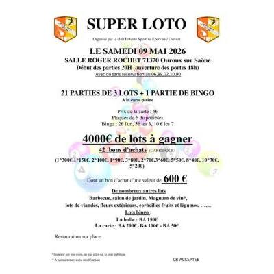 Photo du Super Loto et bingo  à Ouroux-sur-Saône