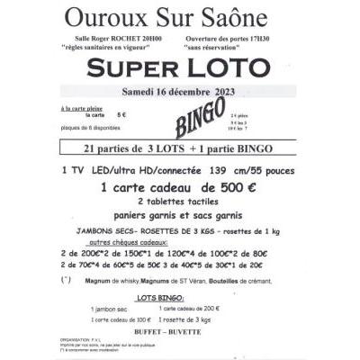 Photo du SUPER LOTO  BINGO à Ouroux-sur-Saône