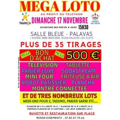 Photo du MEGA LOTO TELETHON +DE 30 TIRAGES à Palavas-les-Flots