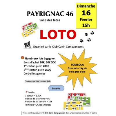 Photo du LOTO à Payrignac