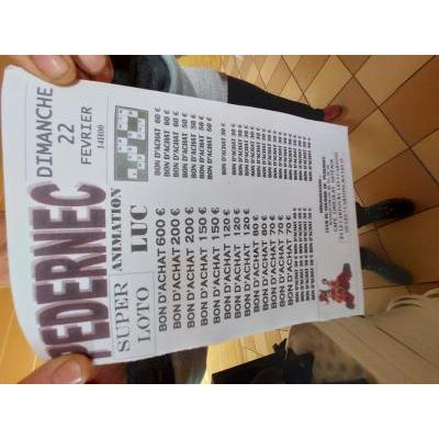 Photo du Super loto  à Pédernec