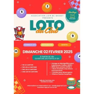 Photo du Loto du club LOIR BC à Pellouailles-les-Vignes