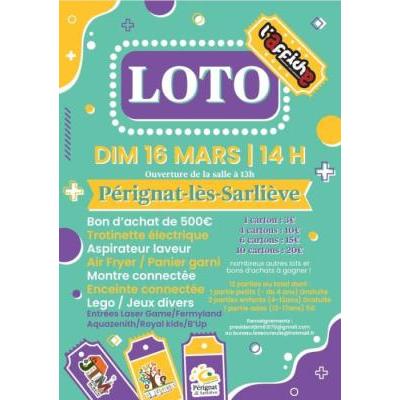 Photo du Loto des associations du centre de loisir et de la crèche de Pérignat  à Pérignat-lès-Sarliève