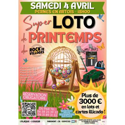 Photo du Super loto de prinptemps du Rock'in Villages à Pernes