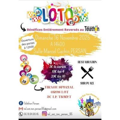 Photo du Loto annuel au profit du Téléthon  à Persan