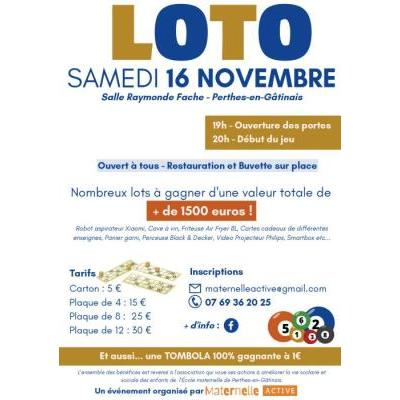 Photo du Loto Maternelle Active à Perthes