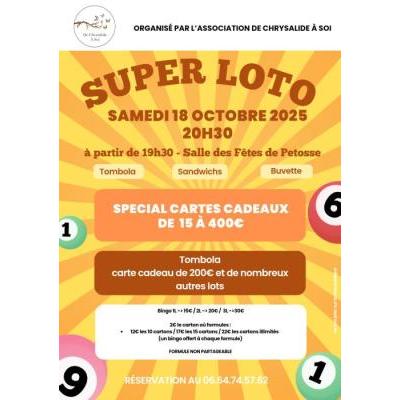 Photo du Super loto cartes cadeaux 400€ à Petosse