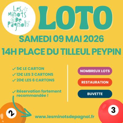 Photo du Super Loto des Minots de Pagnol à Peypin