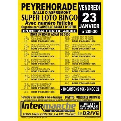 Photo du SUPER LOTO BINGO avec num&eacute;ro f&eacute;tiche à Peyrehorade