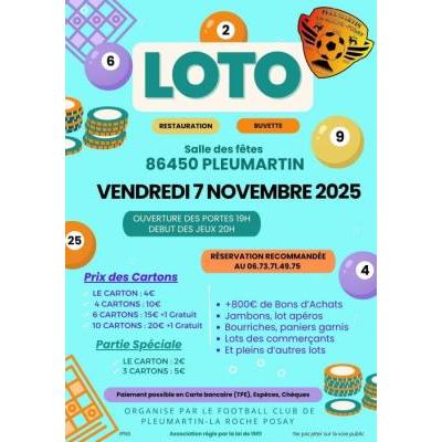 Photo du Super loto à Pleumartin