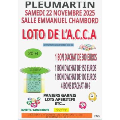 Photo du LOTO des CHASSEURS à Pleumartin