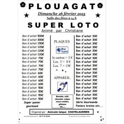 Photo du Super loto à Plouagat