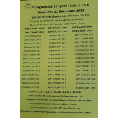 Photo du LOTO à Plouguenast
