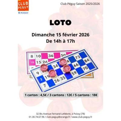 Photo du Super Loto du Club P&eacute;guy à Poissy