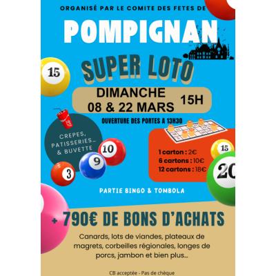 Photo du Loto du comit&eacute; des f&ecirc;tes de Pompignan à Pompignan