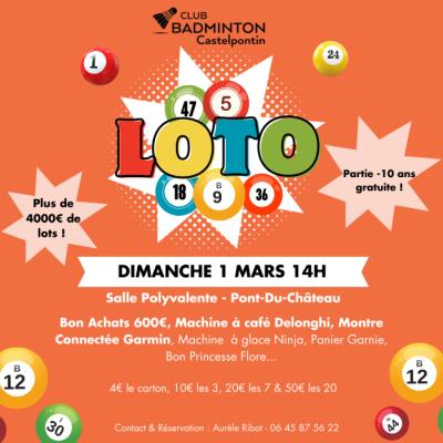 Photo du LOTO CLUB BADMINTON CASTELPONTIN à Pont-du-Château