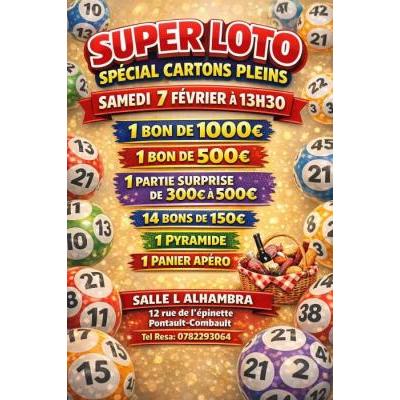 Photo du SUPER LOTO Sp&eacute;cial Cartons Pleins à Pontault-Combault
