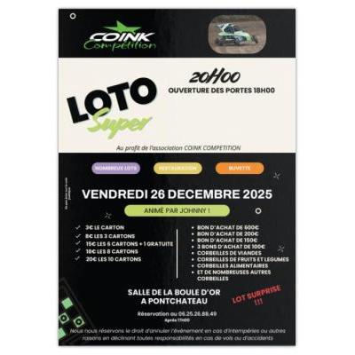 Photo du Super Loto Animé par Johnny à Pontchâteau