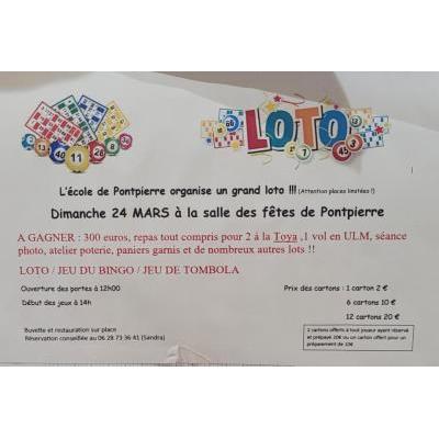 Photo du Loto de l'école de Pontpierre à Pontpierre
