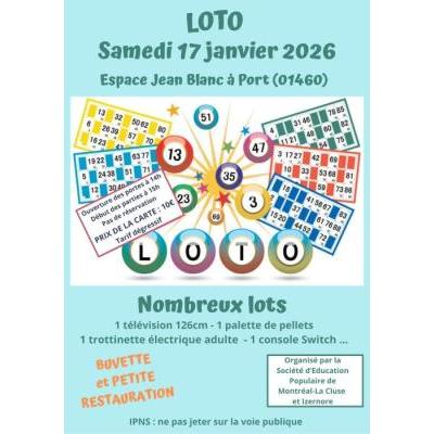 Photo du Loto annuel de la SEP Montr&eacute;al Izernore à Port