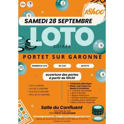 Photo du Super Loto de Septembre à Portet-sur-Garonne