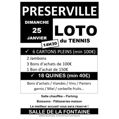 Photo du Loto du tennis à Préserville